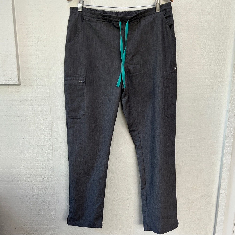Figs Technical Collection Yola Skinny Scrub Pants Graphite Size L